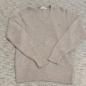 Vintage Christian Dior Monsieur Men’s V-Neck Sweater – Size Large – Made in USA